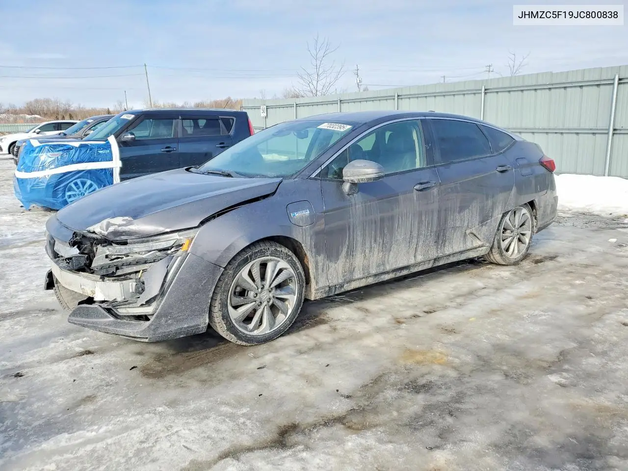 2018 Honda Clarity VIN: JHMZC5F19JC800838 Lot: 77032395