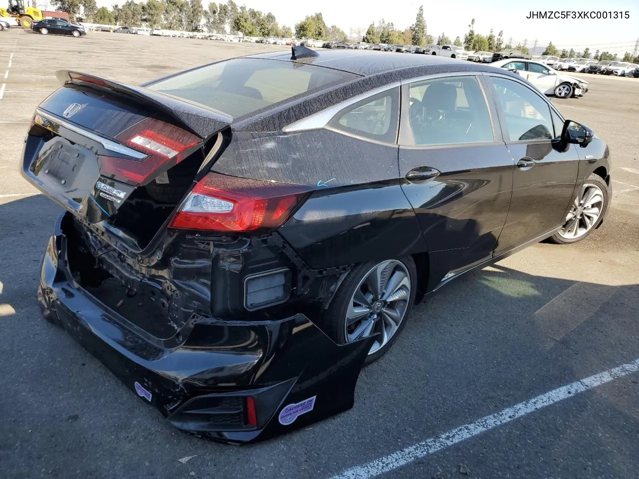 JHMZC5F3XKC001315 2019 Honda Clarity Touring