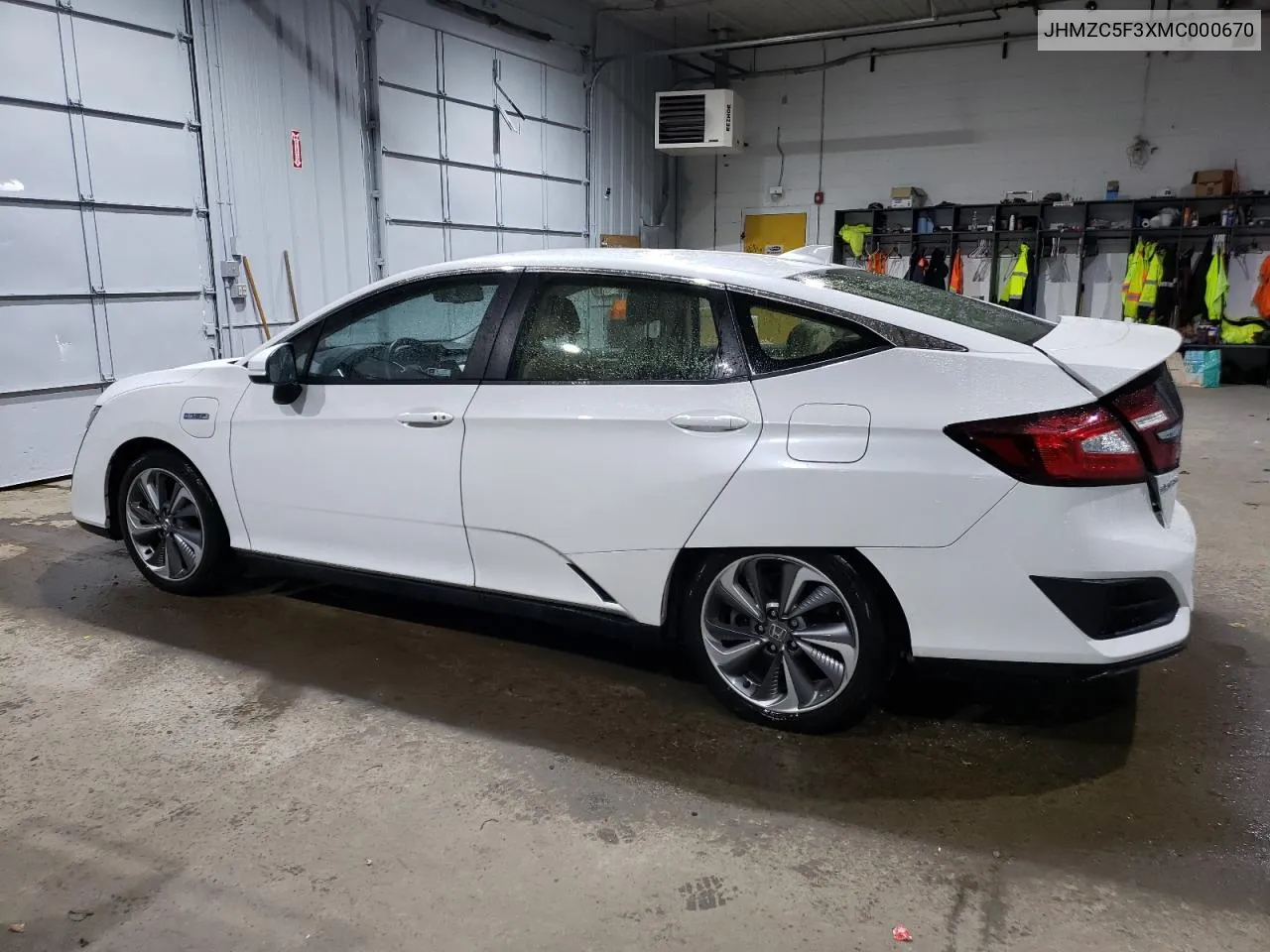 JHMZC5F3XMC000670 2021 Honda Clarity Touring