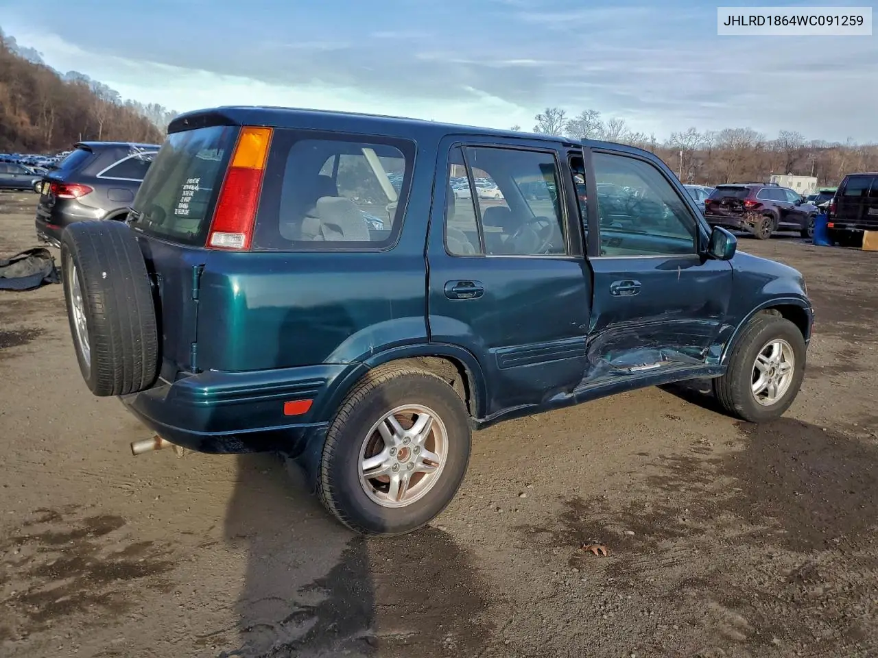 JHLRD1864WC091259 1998 Honda Cr-V Ex