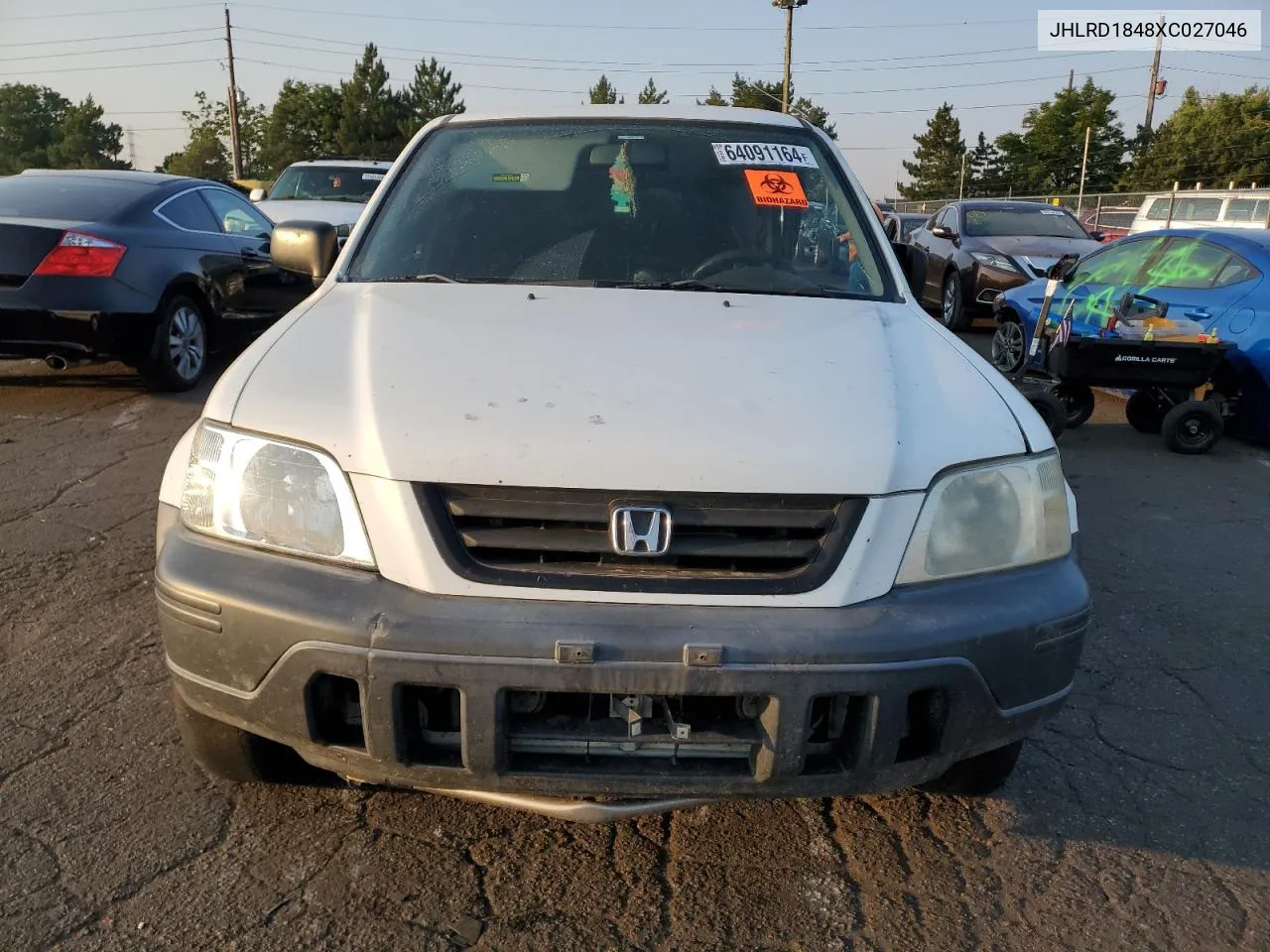 1999 Honda Cr-V Lx VIN: JHLRD1848XC027046 Lot: 64091164