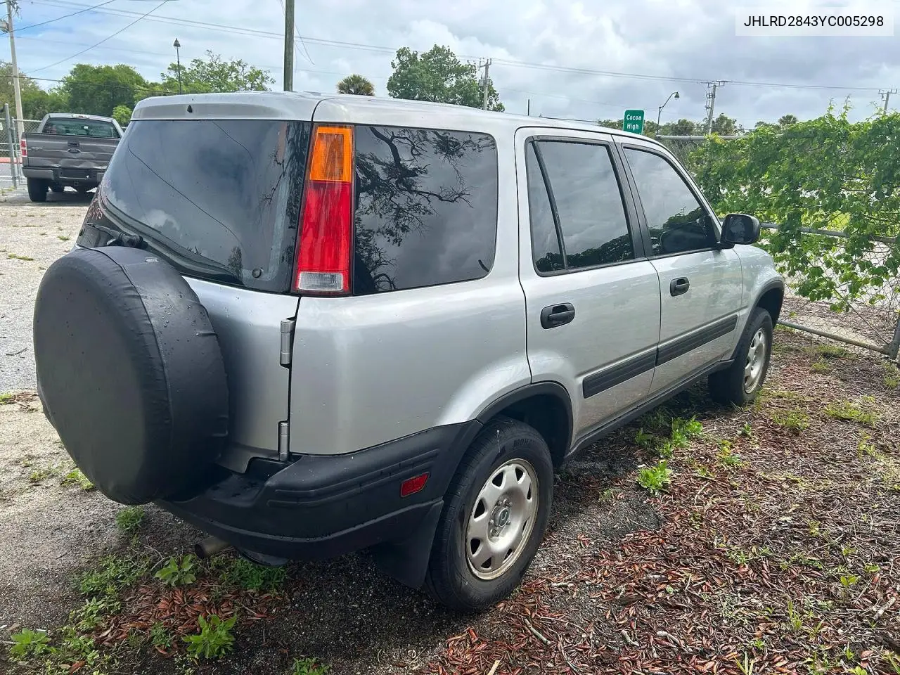 2000 Honda Cr-V Lx VIN: JHLRD2843YC005298 Lot: 49605706