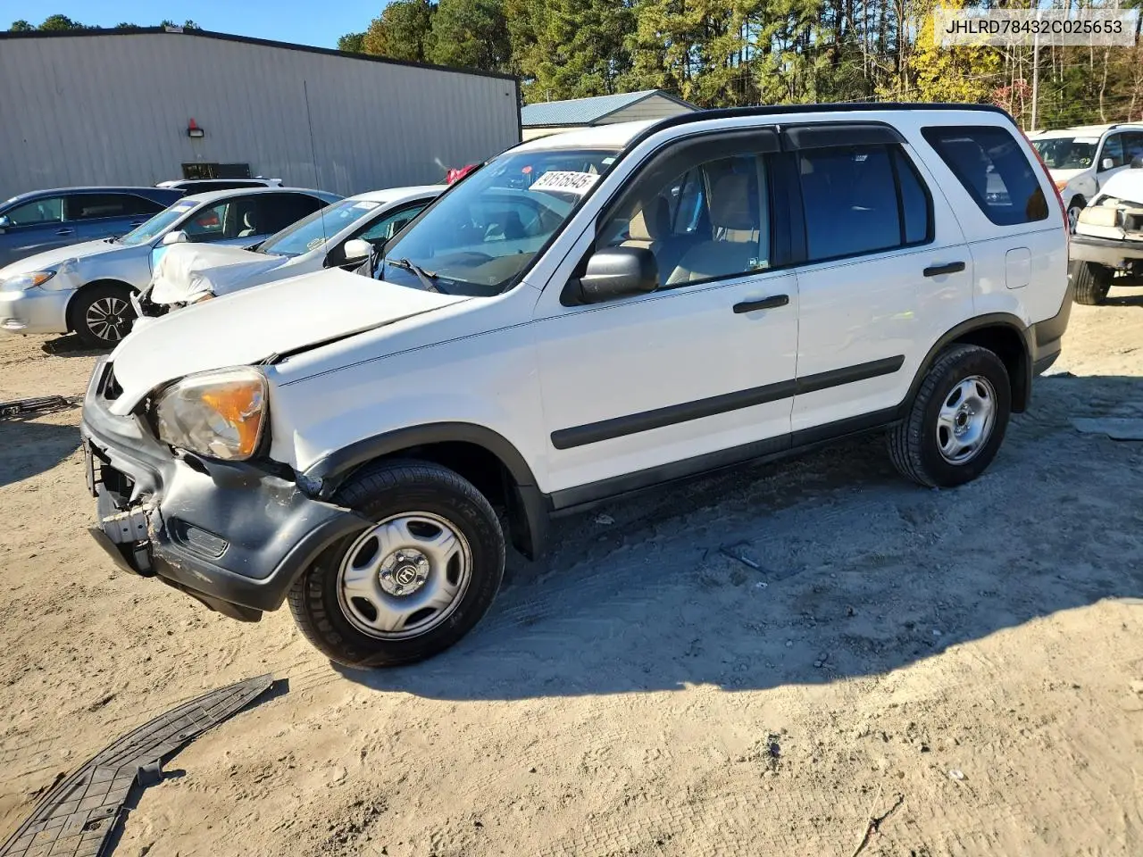 JHLRD78432C025653 2002 Honda Cr-V Lx