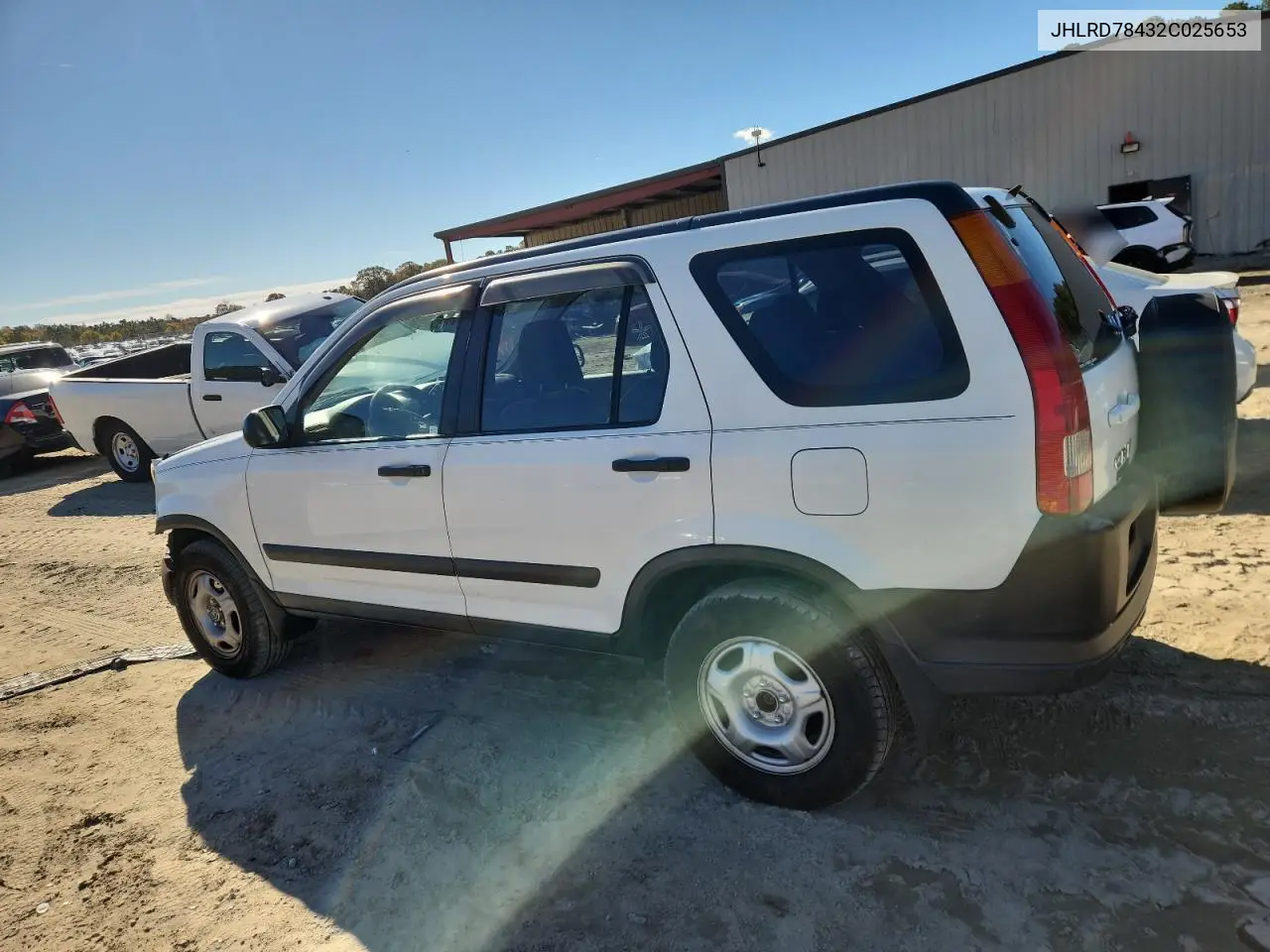 JHLRD78432C025653 2002 Honda Cr-V Lx