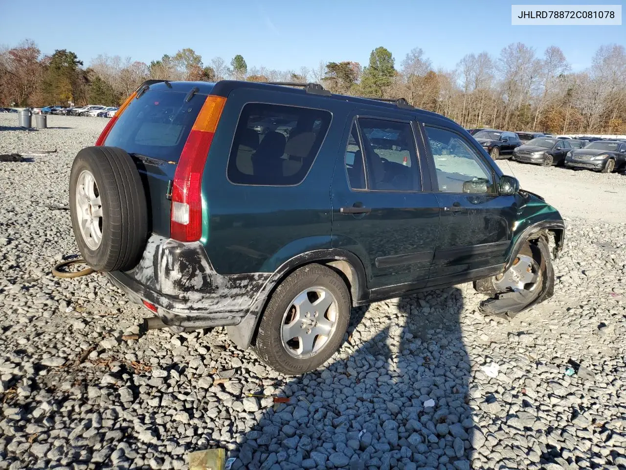 JHLRD78872C081078 2002 Honda Cr-V Ex