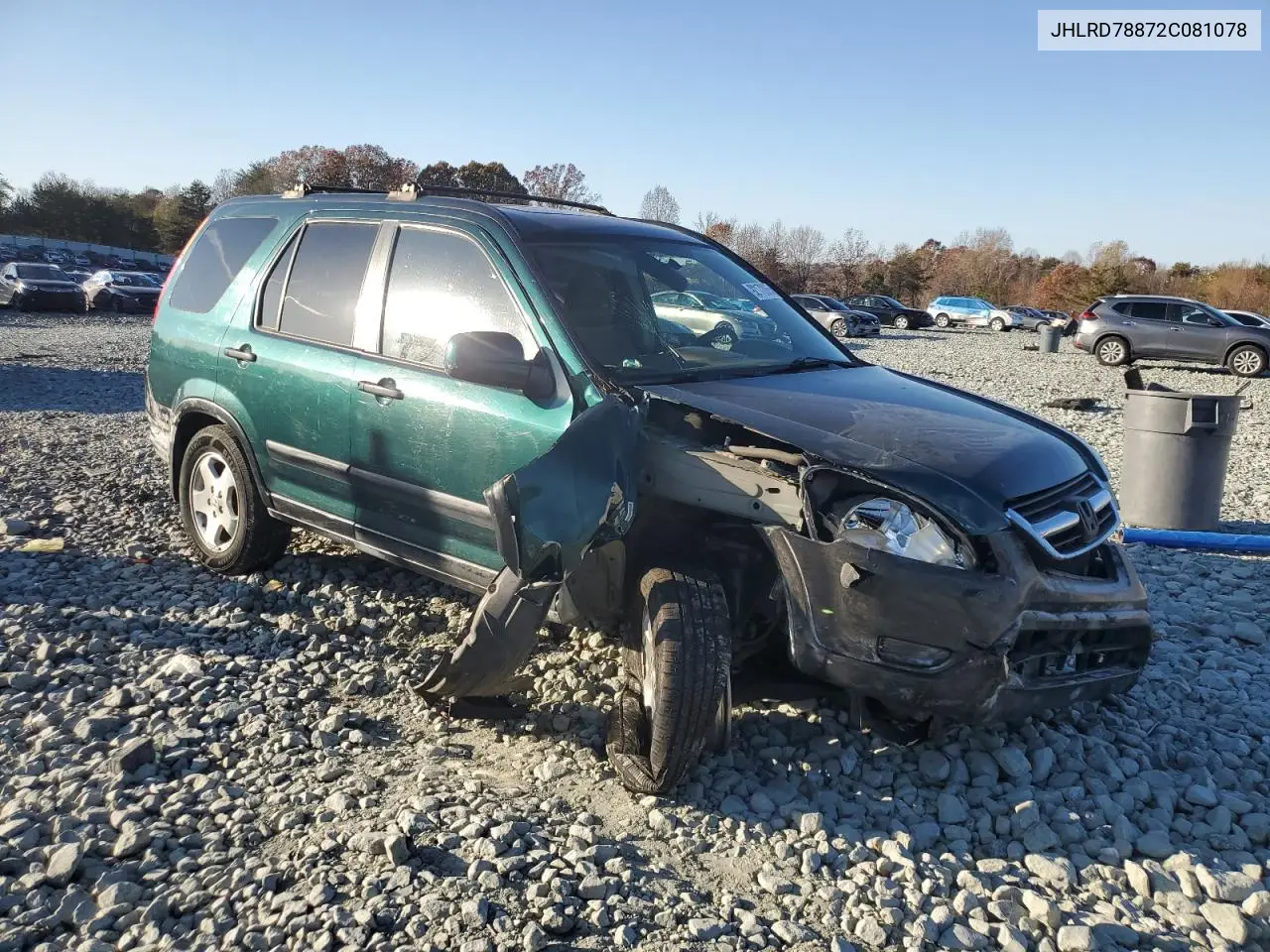 JHLRD78872C081078 2002 Honda Cr-V Ex