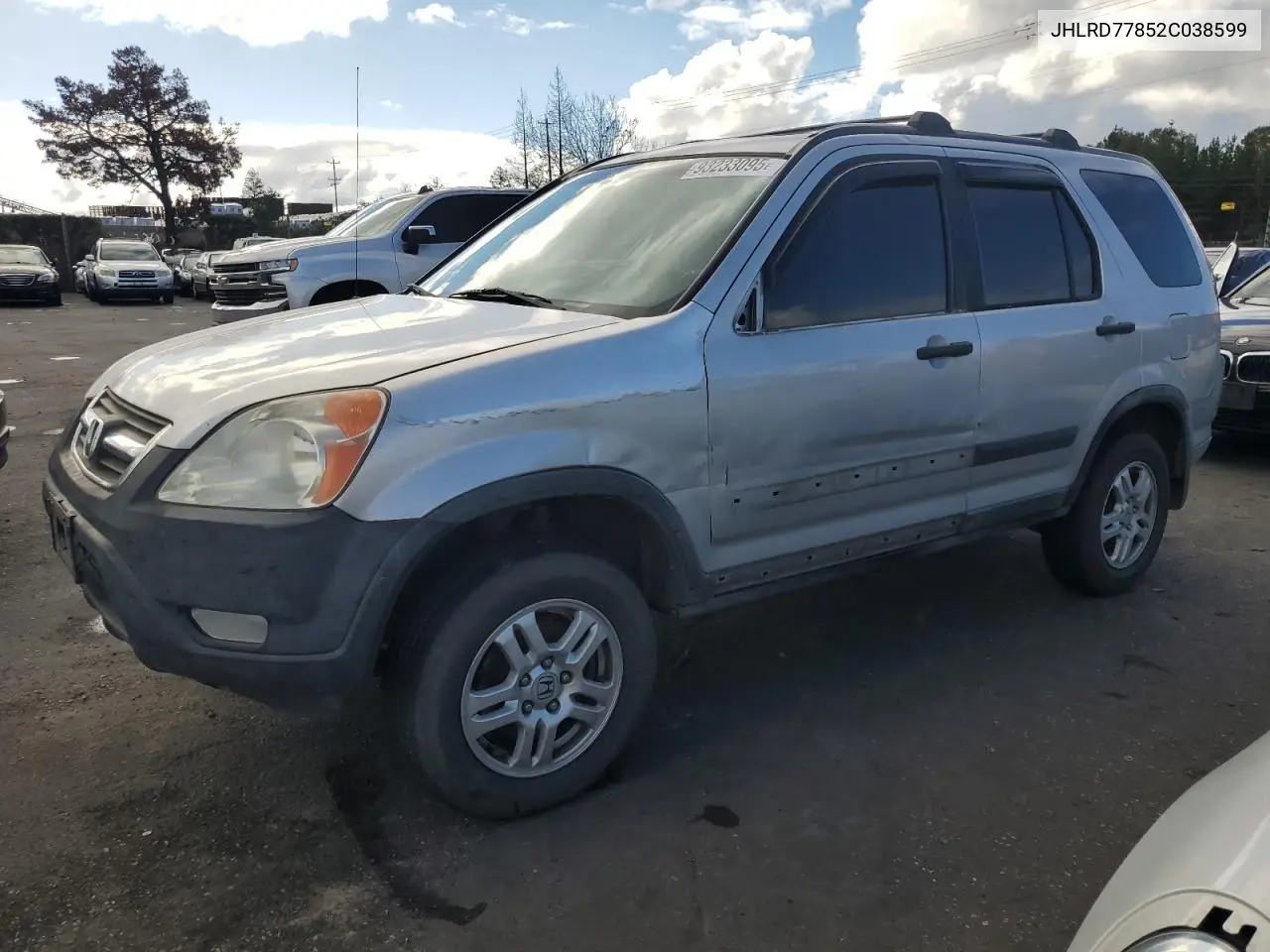 JHLRD77852C038599 2002 Honda Cr-V Ex