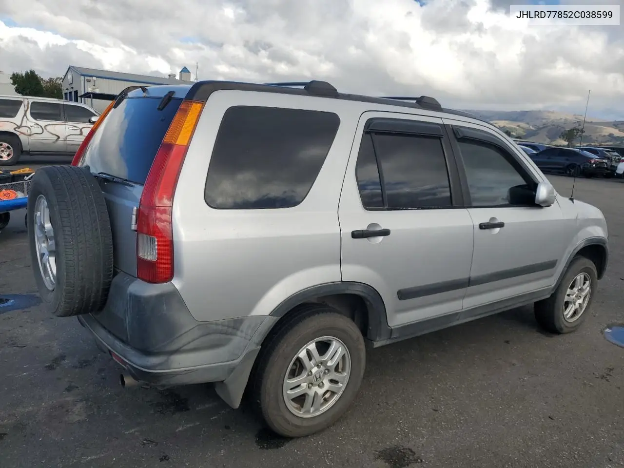 JHLRD77852C038599 2002 Honda Cr-V Ex