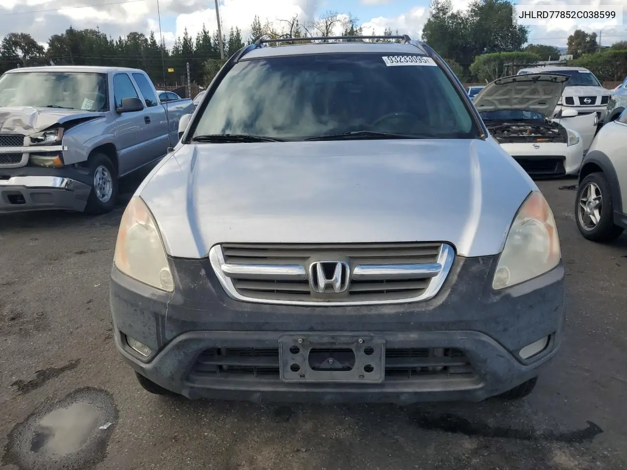 JHLRD77852C038599 2002 Honda Cr-V Ex