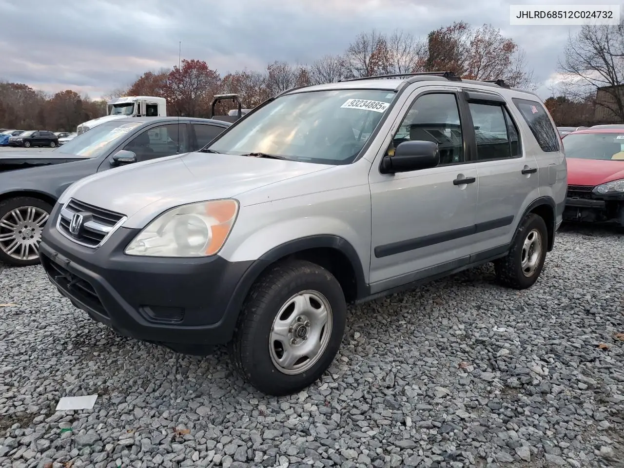 JHLRD68512C024732 2002 Honda Cr-V Lx
