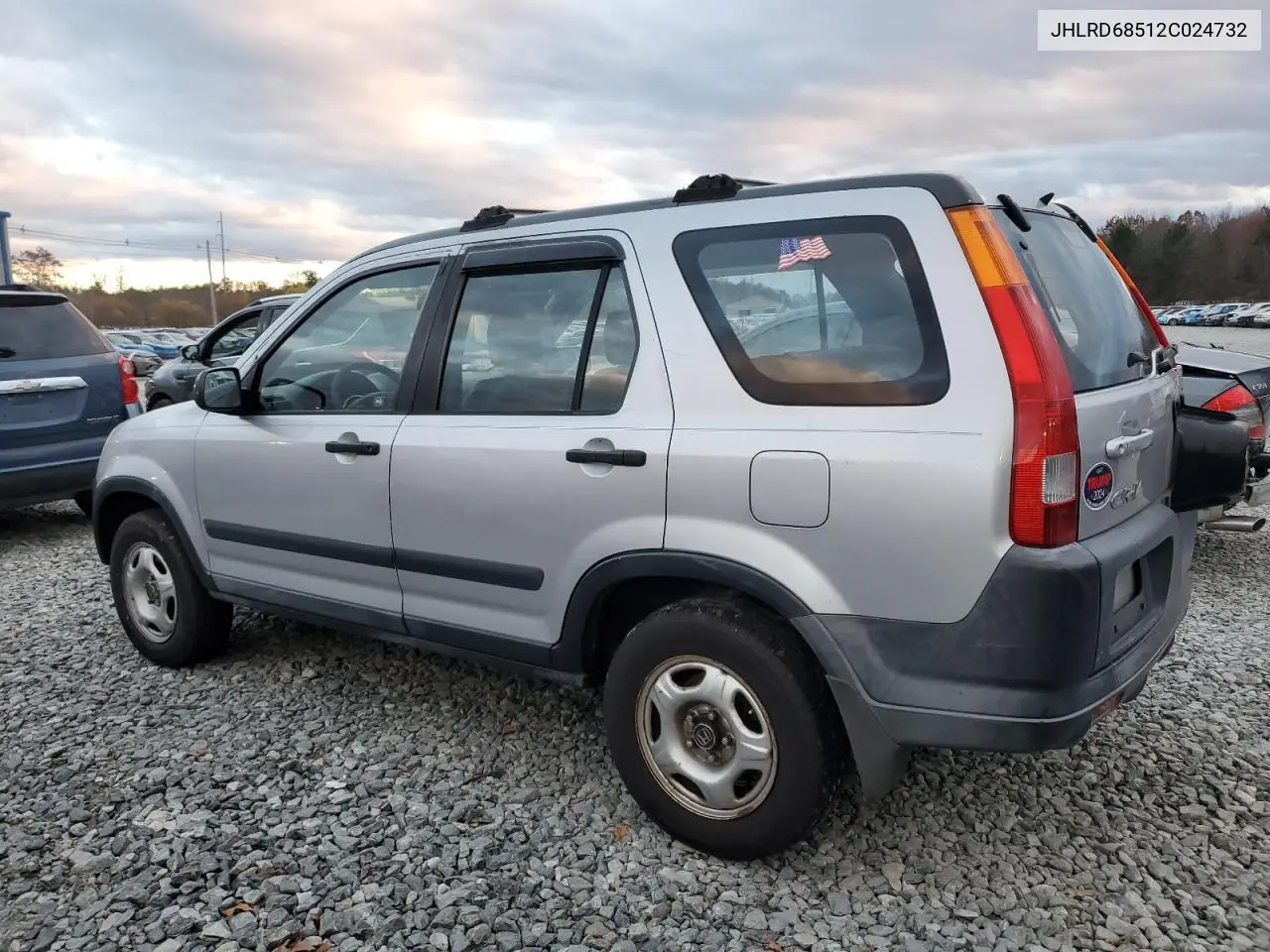 JHLRD68512C024732 2002 Honda Cr-V Lx