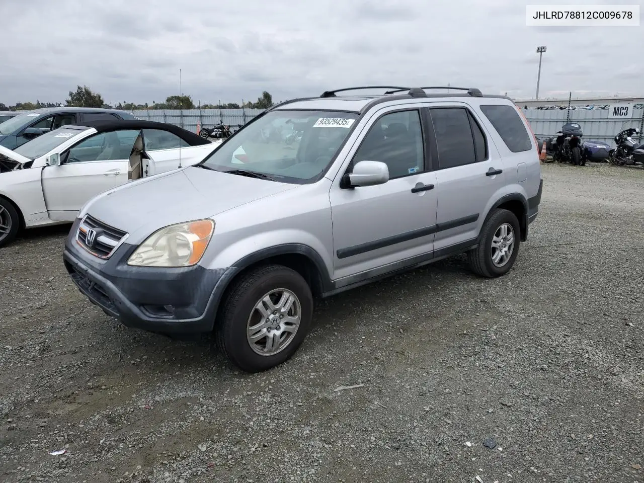 JHLRD78812C009678 2002 Honda Cr-V Ex