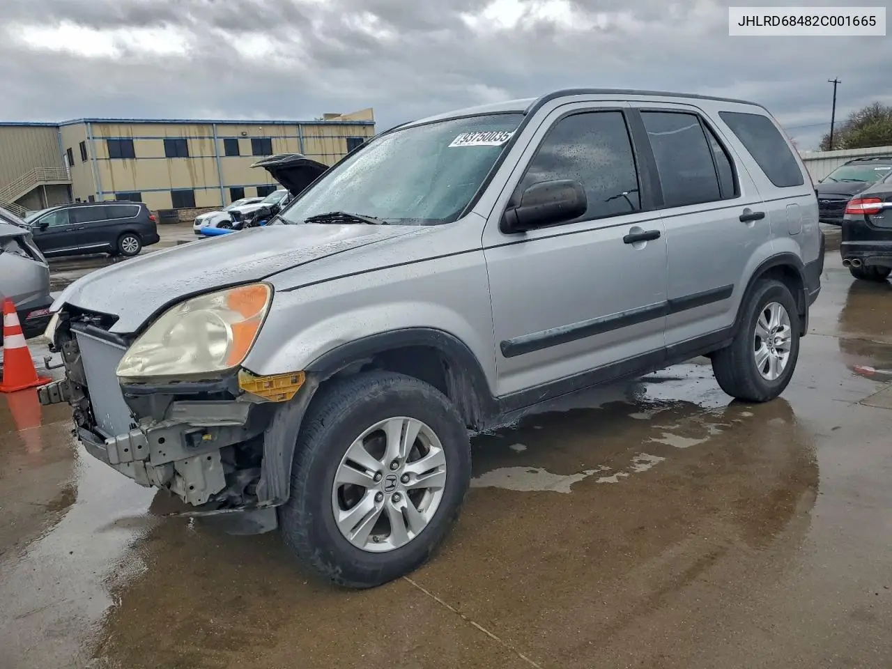 JHLRD68482C001665 2002 Honda Cr-V Lx