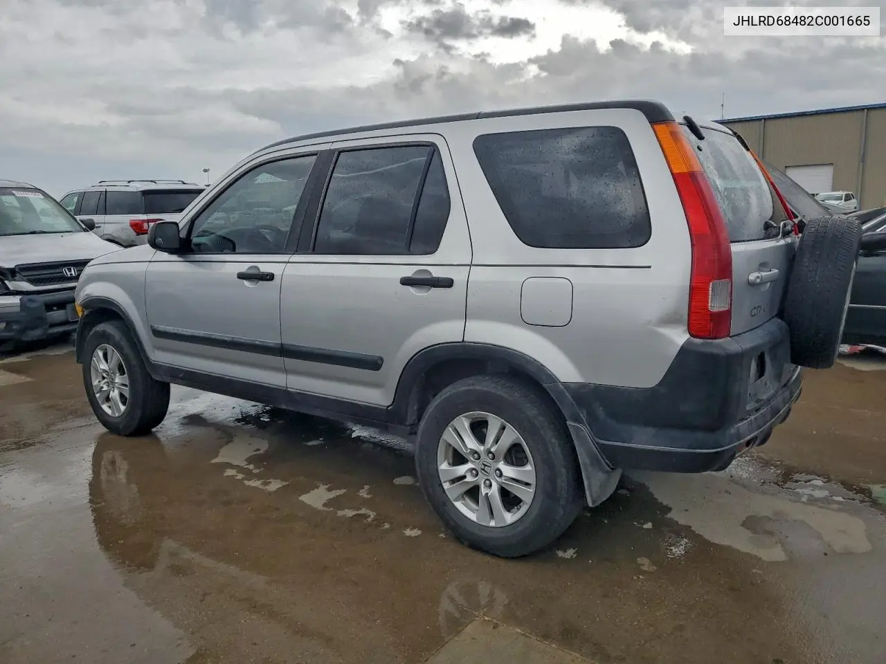 JHLRD68482C001665 2002 Honda Cr-V Lx