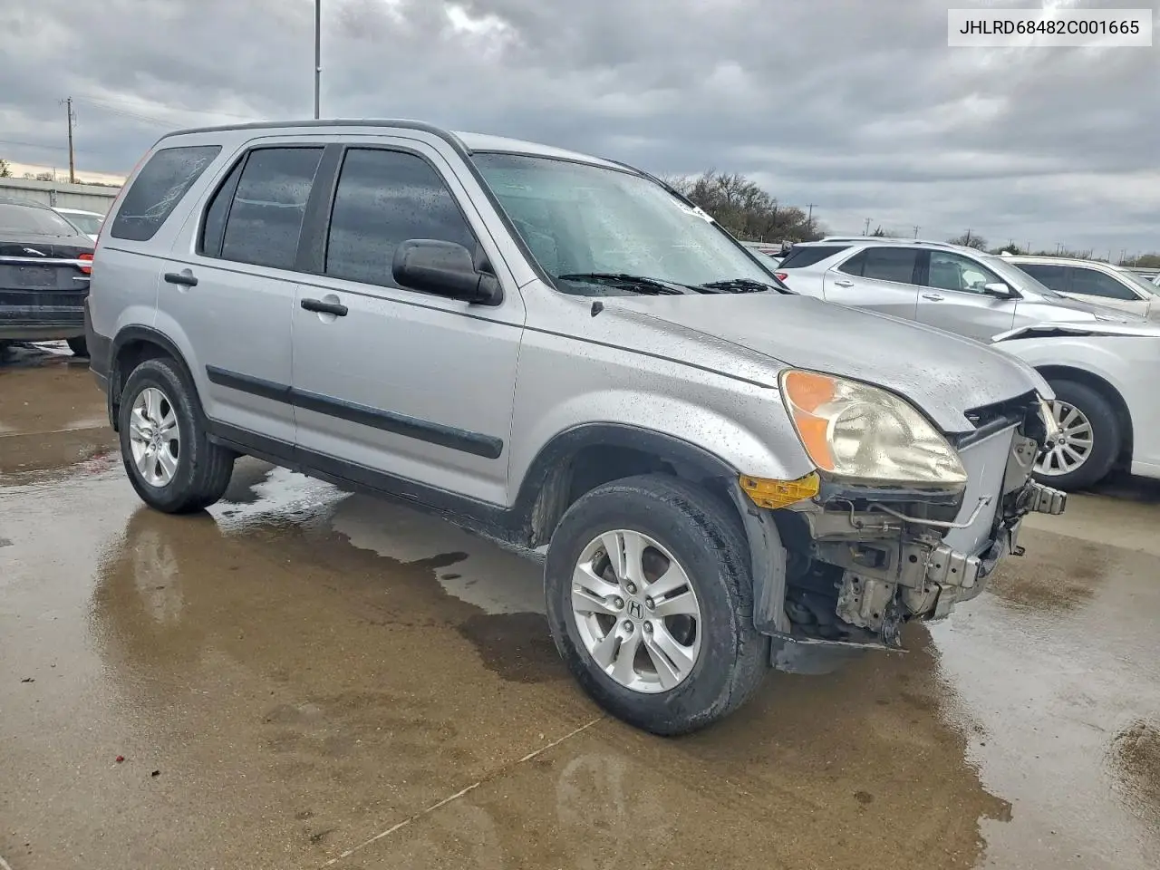 JHLRD68482C001665 2002 Honda Cr-V Lx