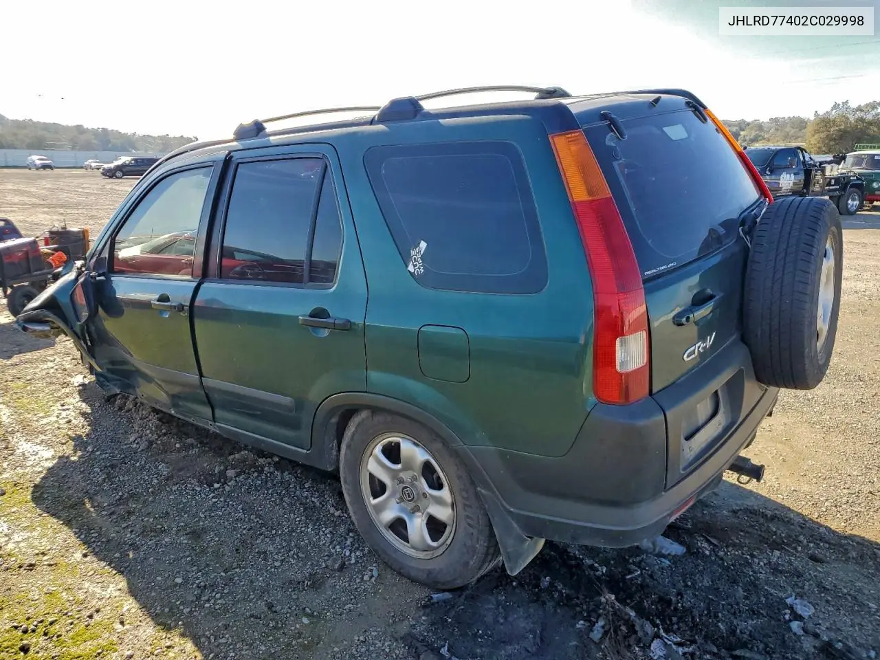 JHLRD77402C029998 2002 Honda Cr-V Lx