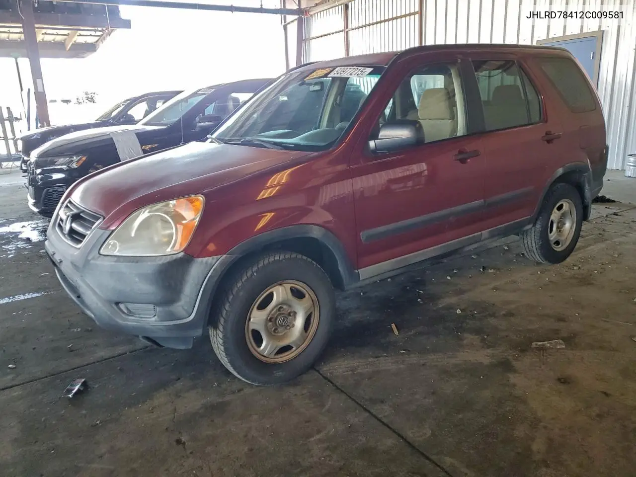 JHLRD78412C009581 2002 Honda Cr-V Lx