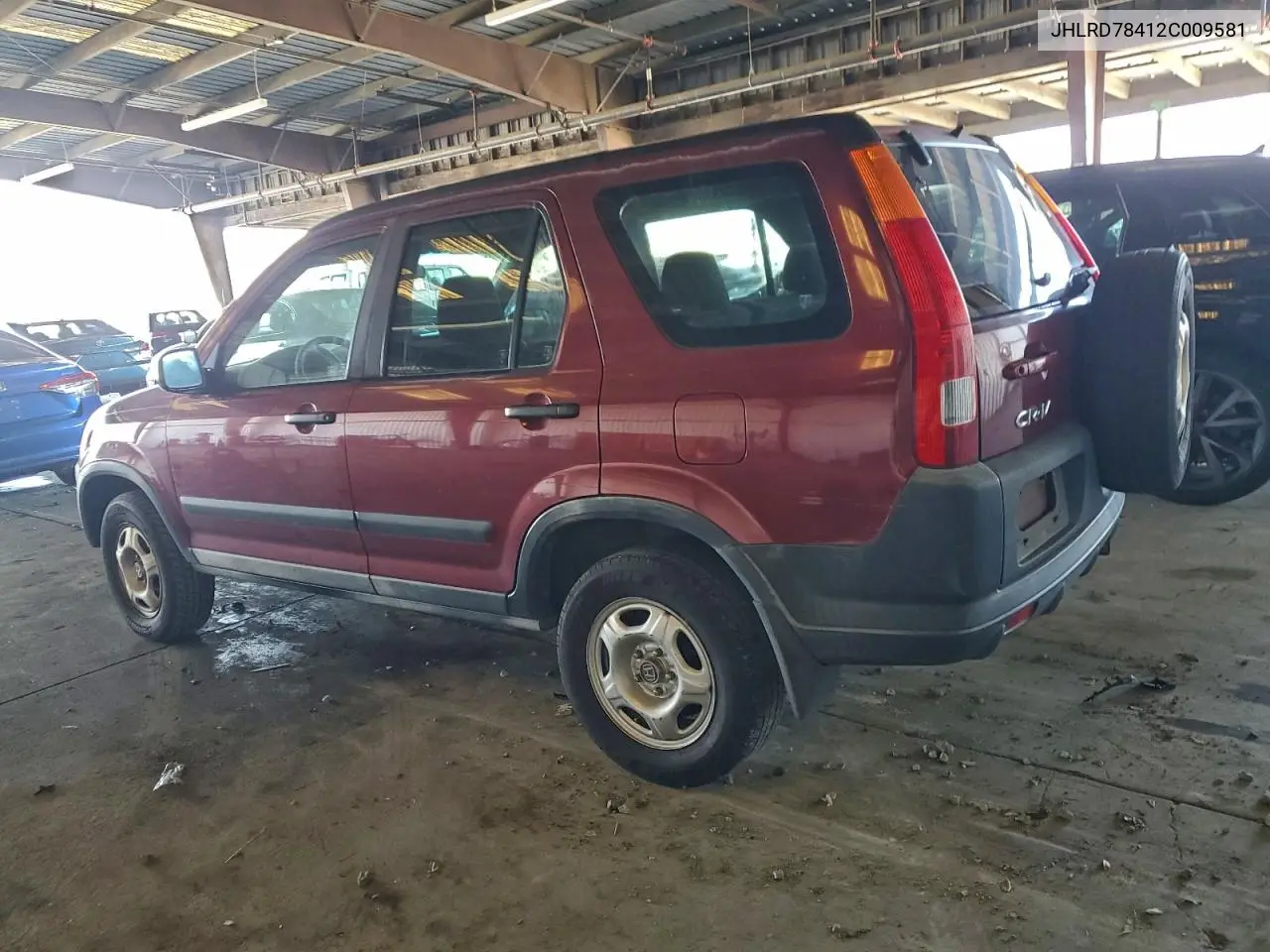 JHLRD78412C009581 2002 Honda Cr-V Lx