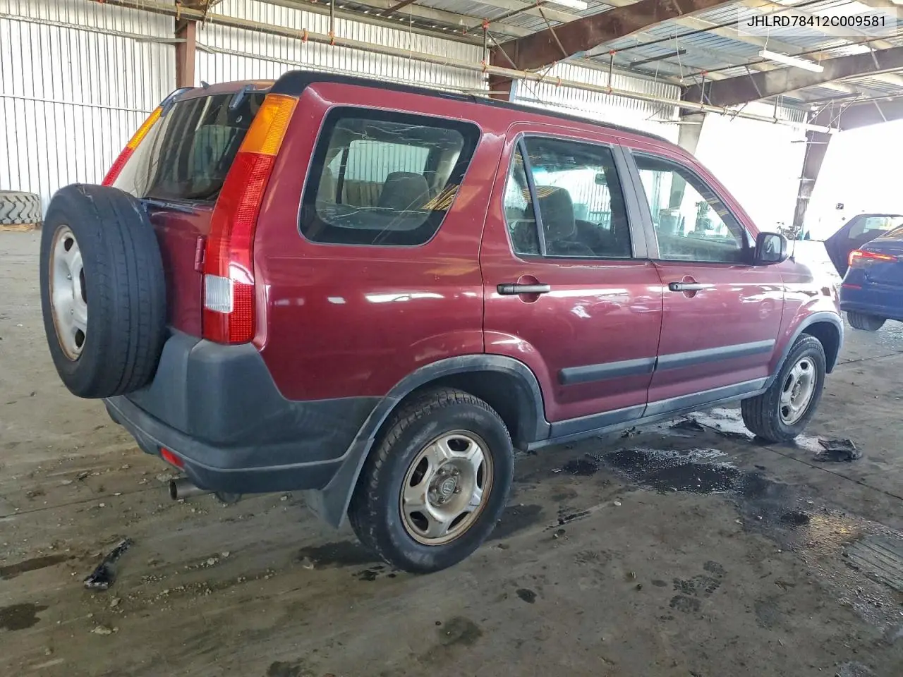 JHLRD78412C009581 2002 Honda Cr-V Lx