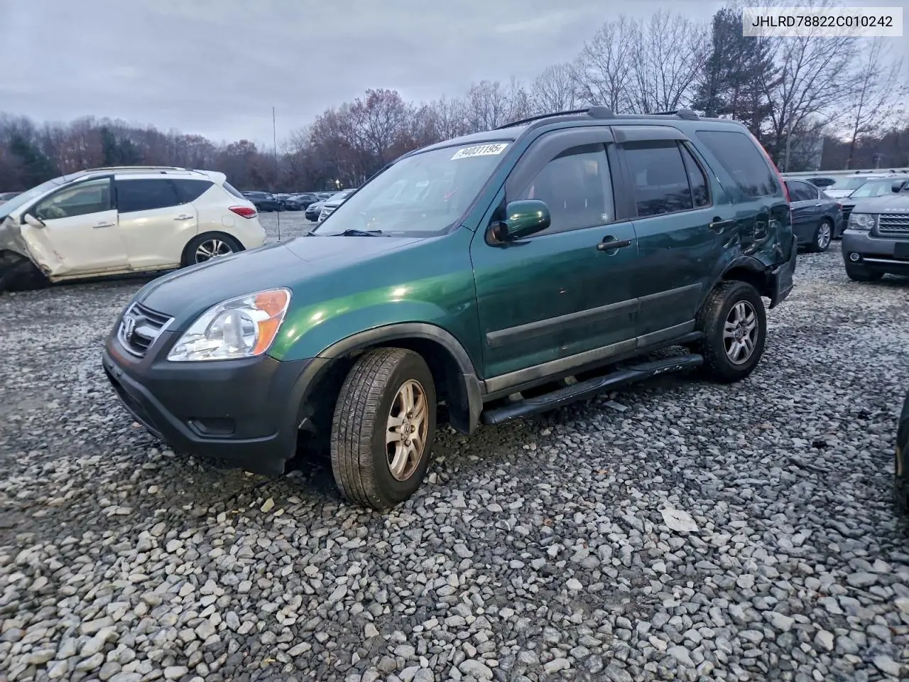 JHLRD78822C010242 2002 Honda Cr-V Ex