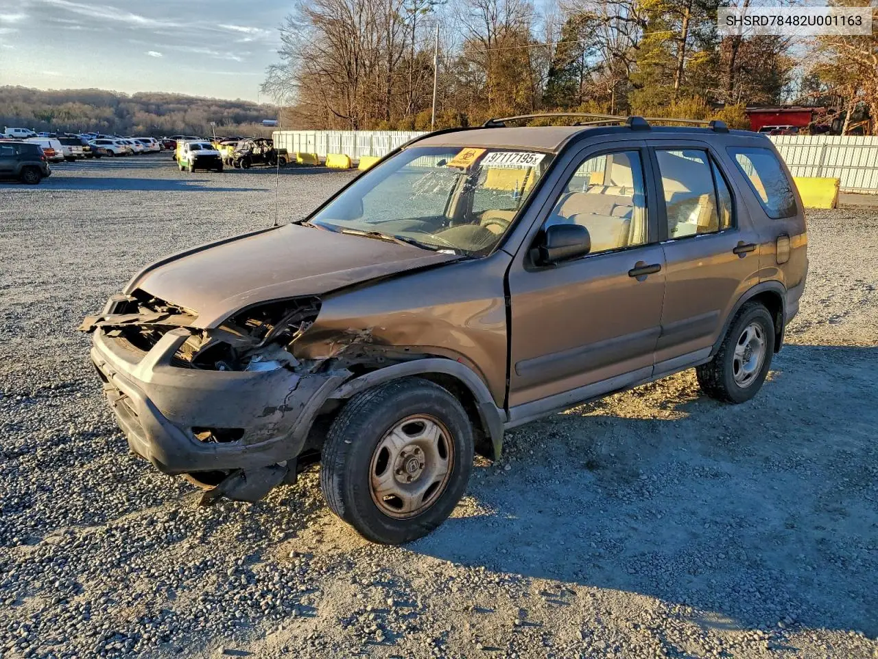 SHSRD78482U001163 2002 Honda Cr-V Lx