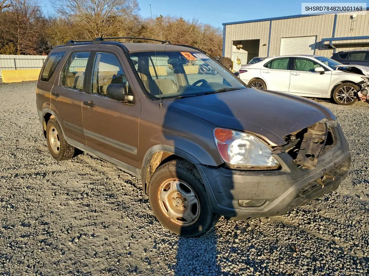 SHSRD78482U001163 2002 Honda Cr-V Lx
