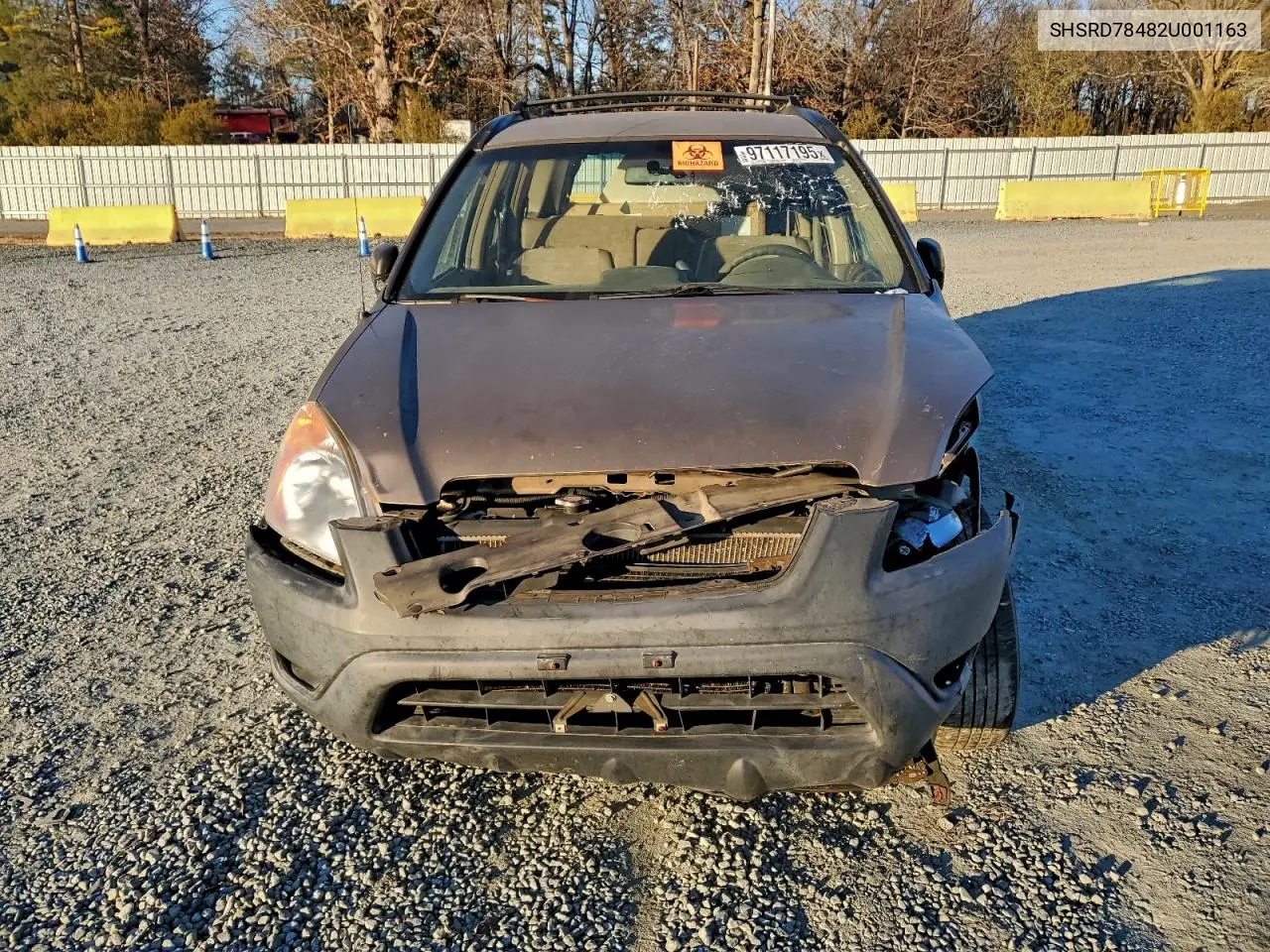SHSRD78482U001163 2002 Honda Cr-V Lx