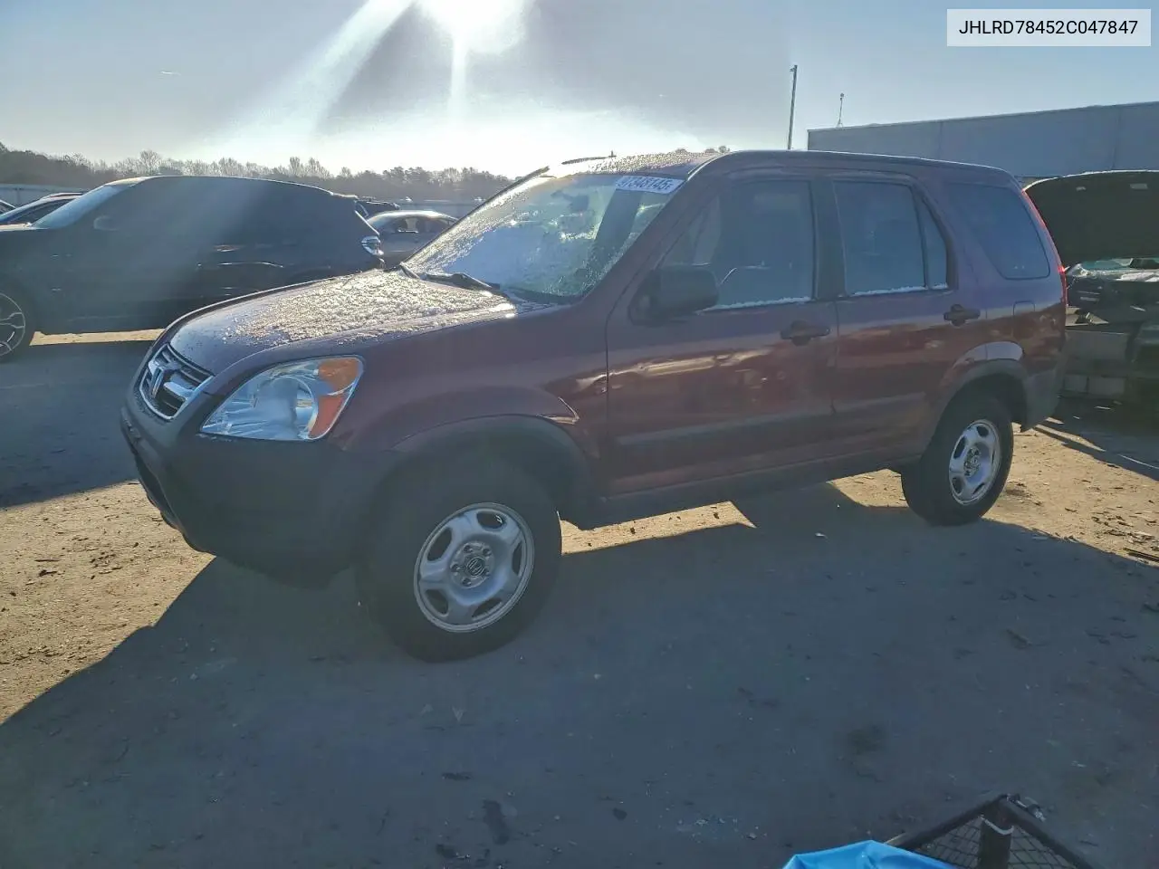 JHLRD78452C047847 2002 Honda Cr-V Lx
