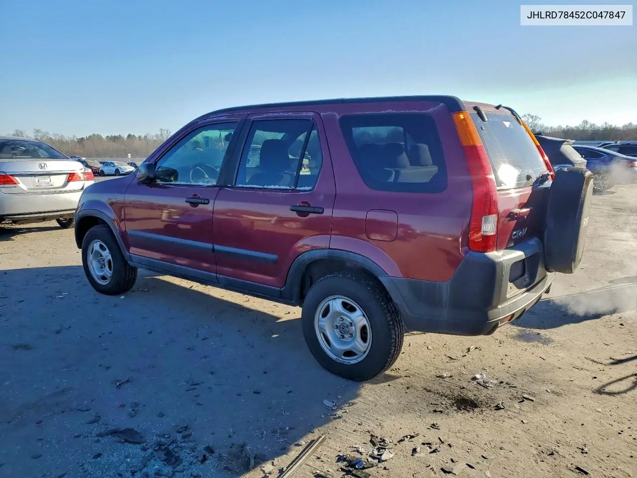 JHLRD78452C047847 2002 Honda Cr-V Lx