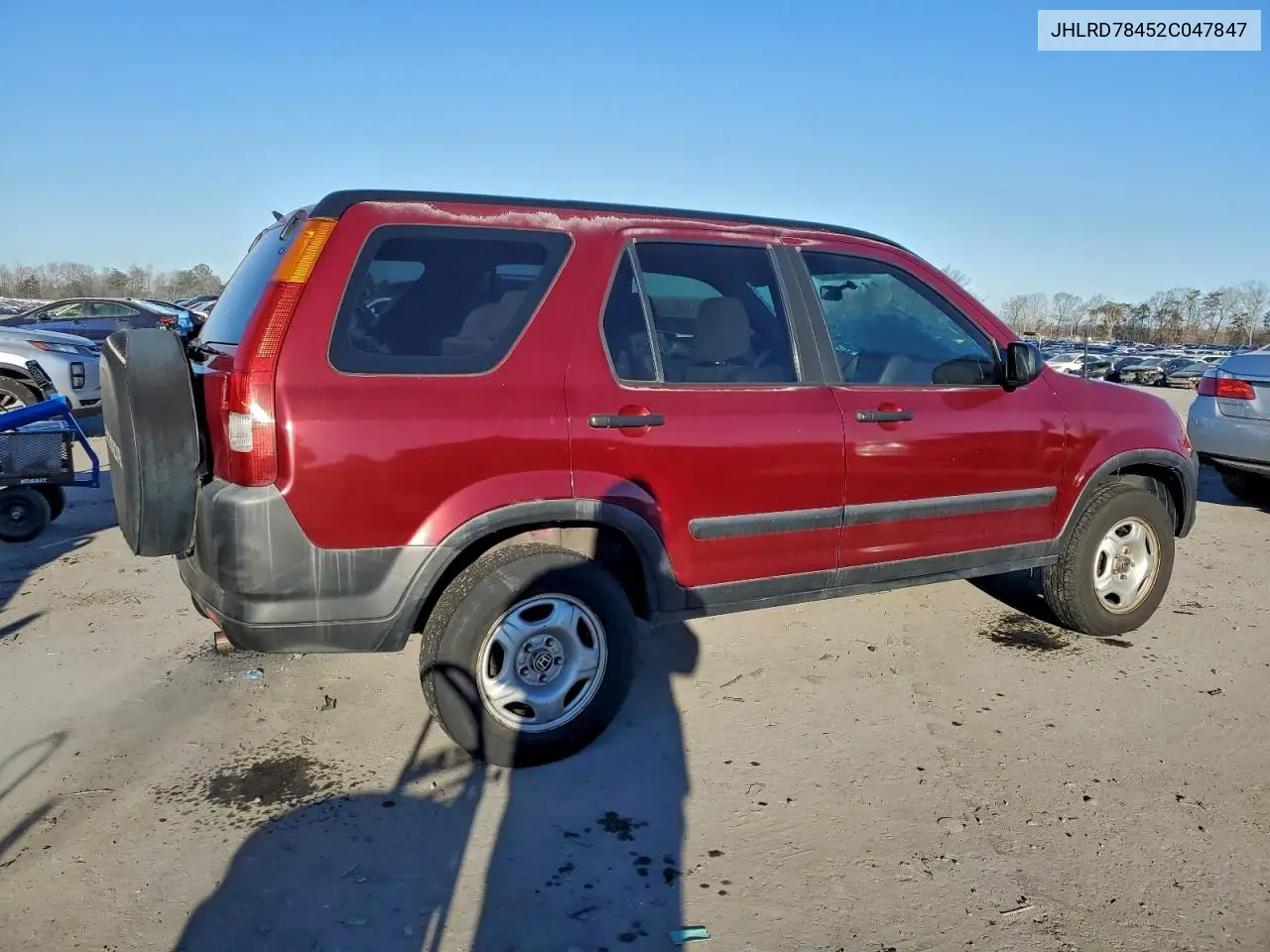JHLRD78452C047847 2002 Honda Cr-V Lx