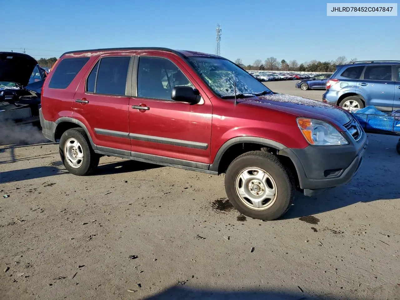 JHLRD78452C047847 2002 Honda Cr-V Lx