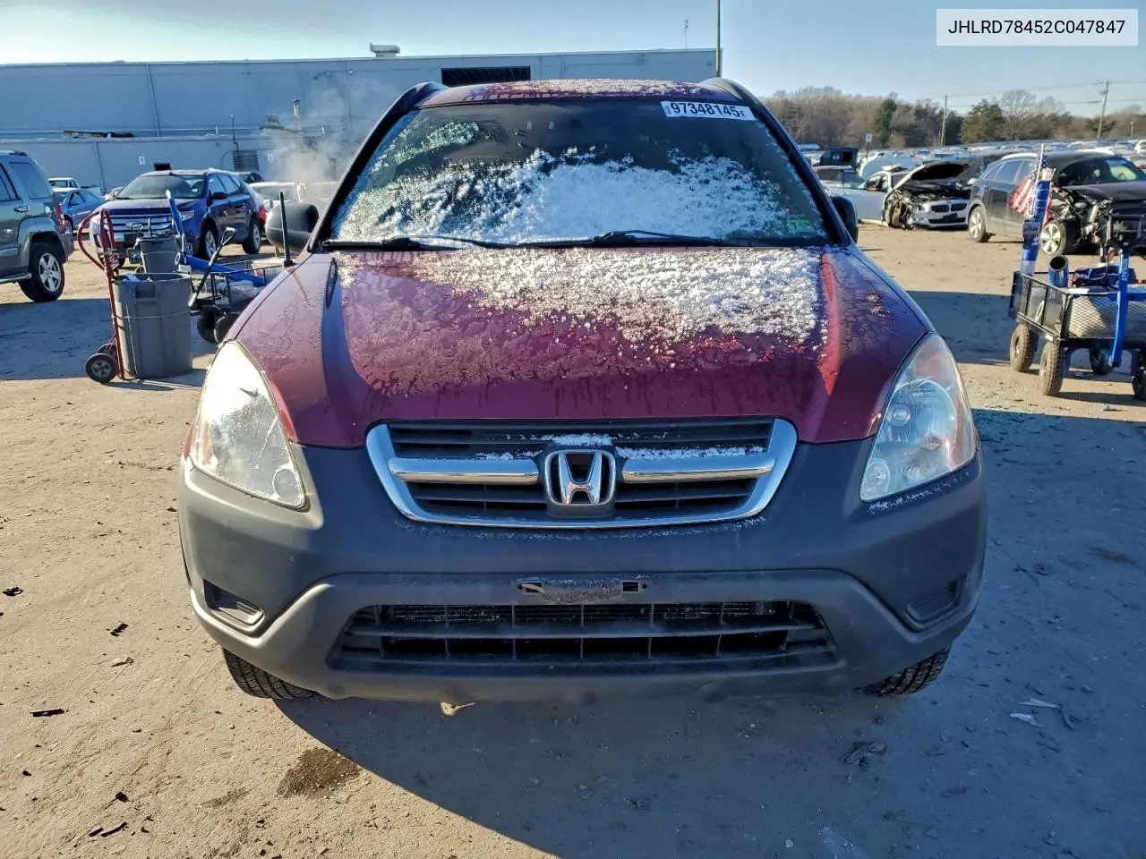JHLRD78452C047847 2002 Honda Cr-V Lx