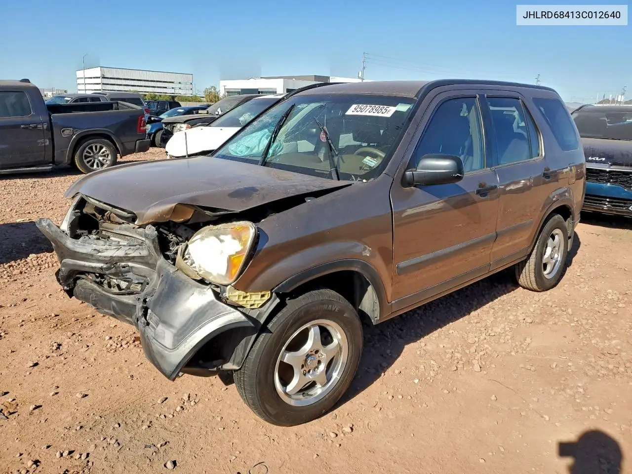 JHLRD68413C012640 2003 Honda Cr-V Lx