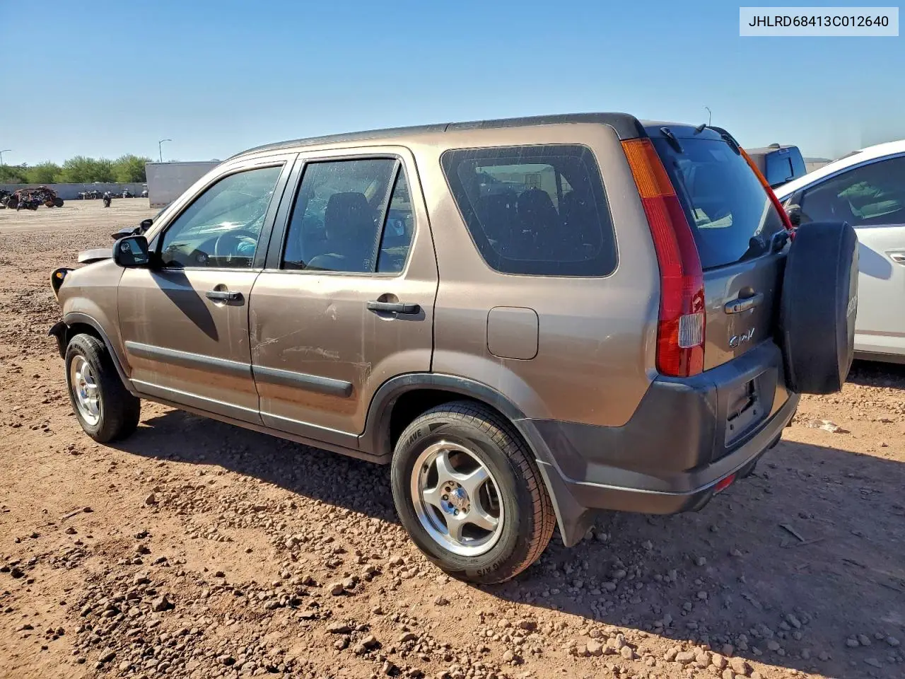 JHLRD68413C012640 2003 Honda Cr-V Lx