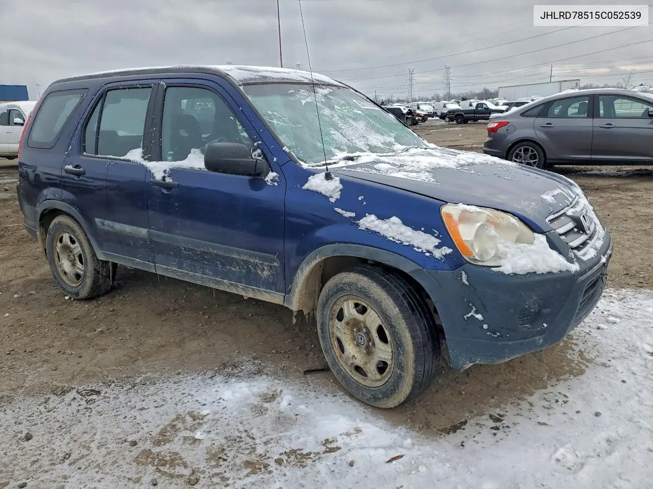 JHLRD78515C052539 2005 Honda Cr-V Lx