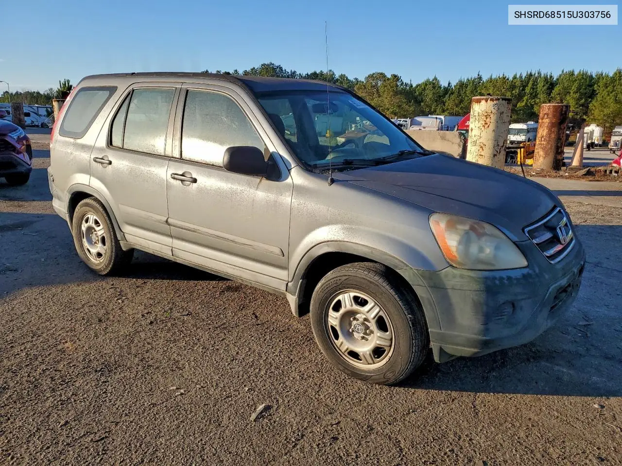 SHSRD68515U303756 2005 Honda Cr-V Lx