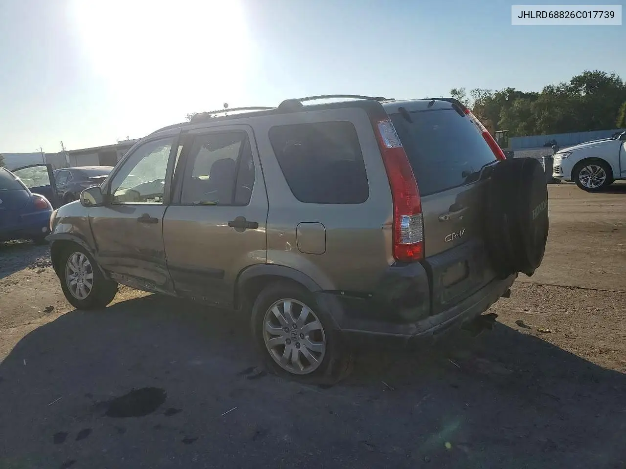 JHLRD68826C017739 2006 Honda Cr-V Ex