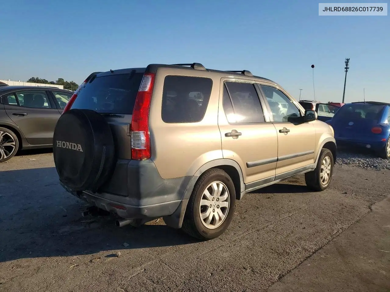 JHLRD68826C017739 2006 Honda Cr-V Ex