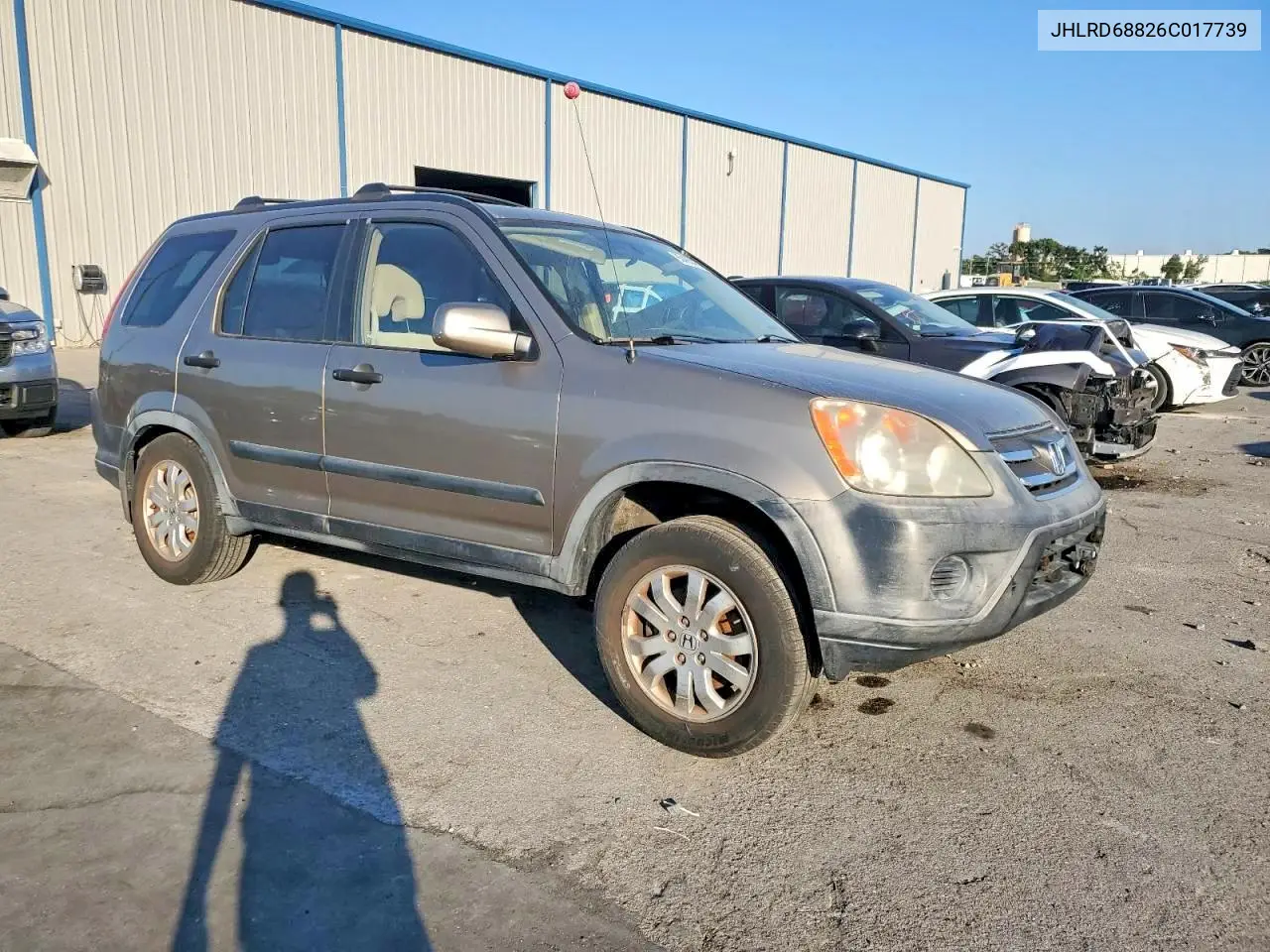 JHLRD68826C017739 2006 Honda Cr-V Ex