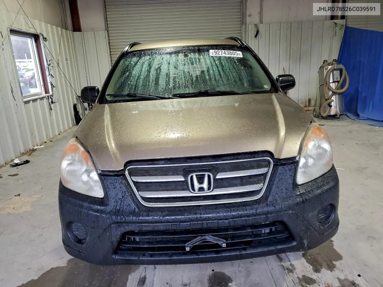 JHLRD78526C039591 2006 Honda Cr-V Lx