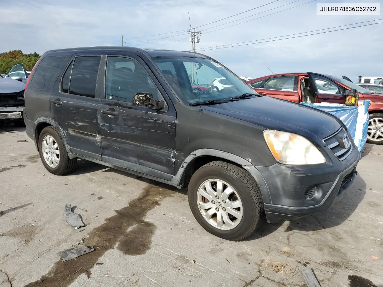 JHLRD78836C62792 2006 Honda Cr-V Ex