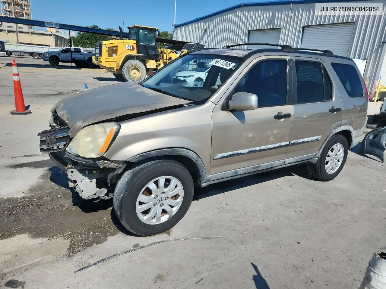 JHLRD78896C042854 2006 Honda Cr-V Ex