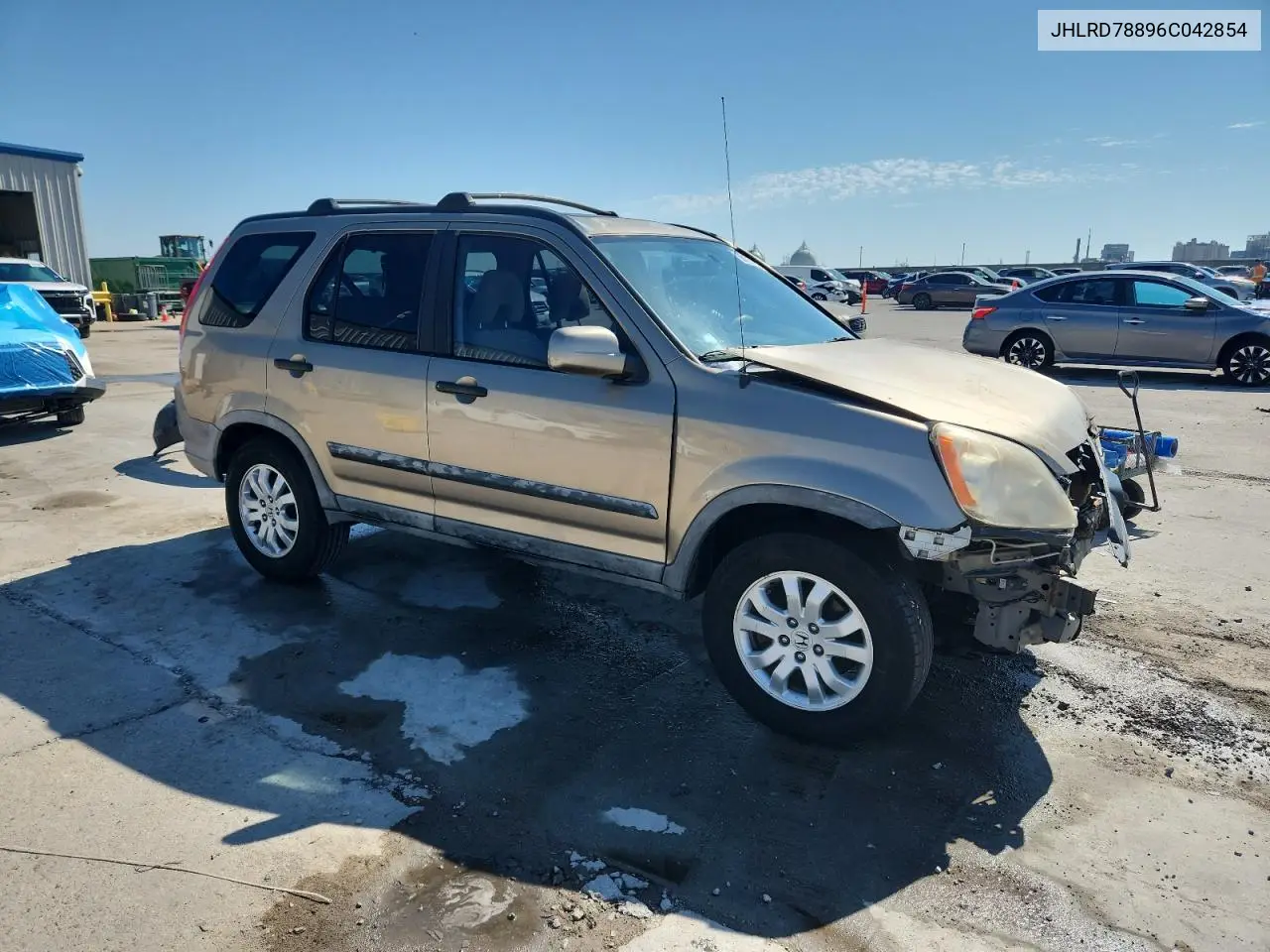 JHLRD78896C042854 2006 Honda Cr-V Ex