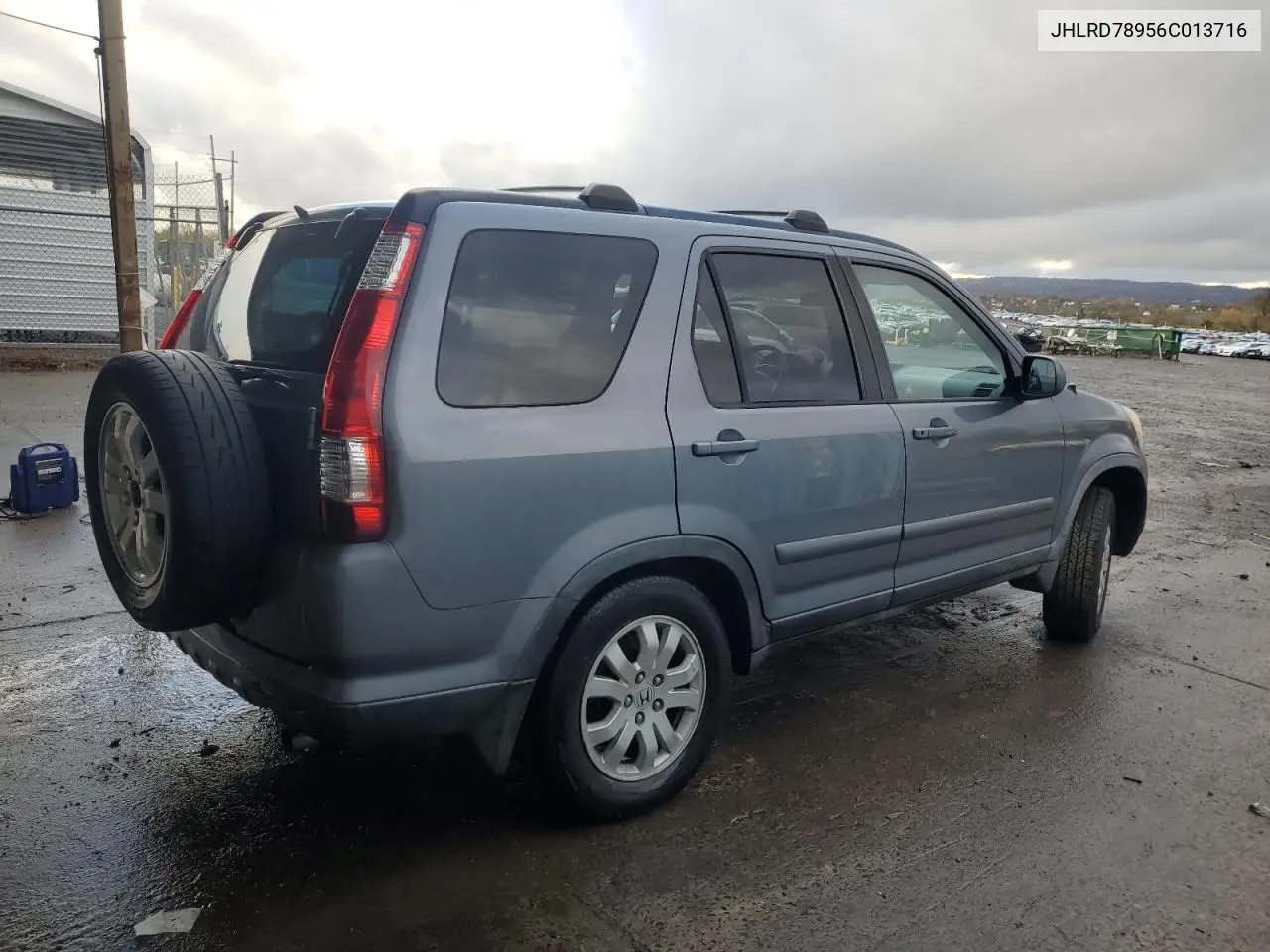 JHLRD78956C013716 2006 Honda Cr-V Se