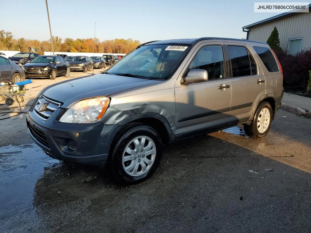 JHLRD78806C054830 2006 Honda Cr-V Ex