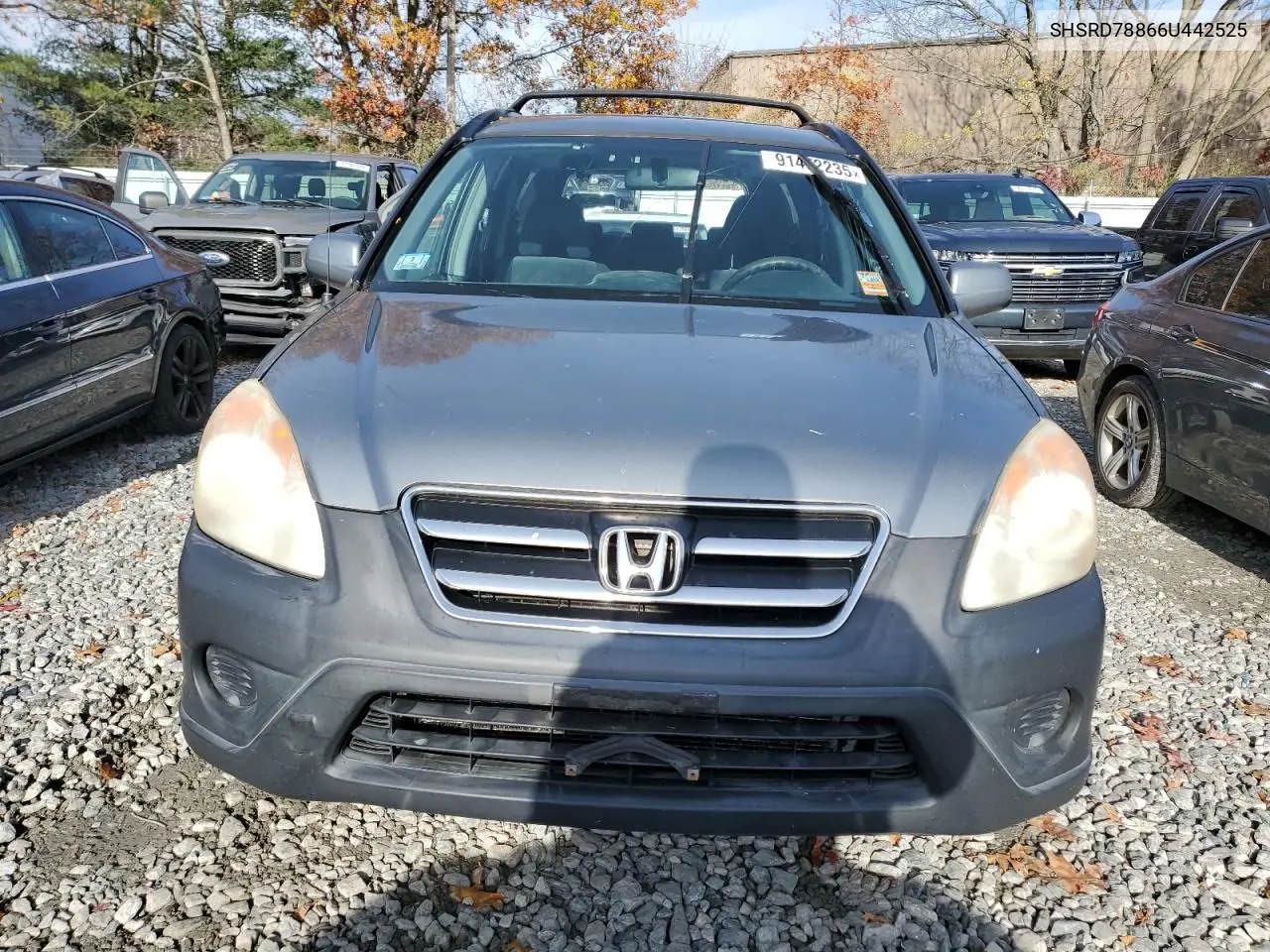 SHSRD78866U442525 2006 Honda Cr-V Ex