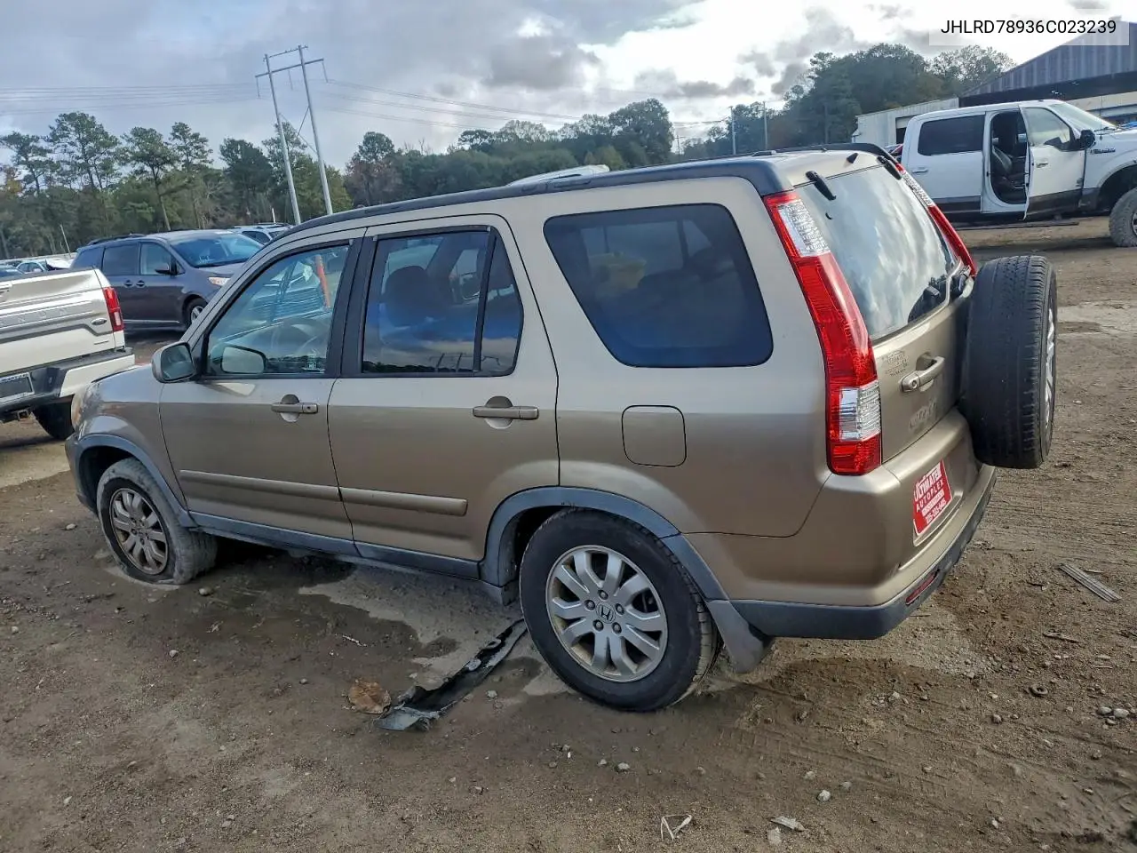 JHLRD78936C023239 2006 Honda Cr-V Se