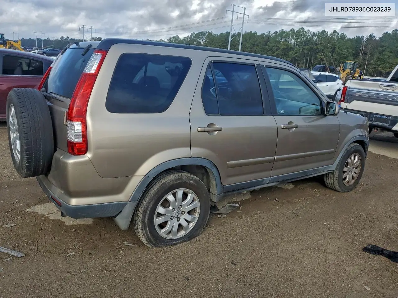 JHLRD78936C023239 2006 Honda Cr-V Se