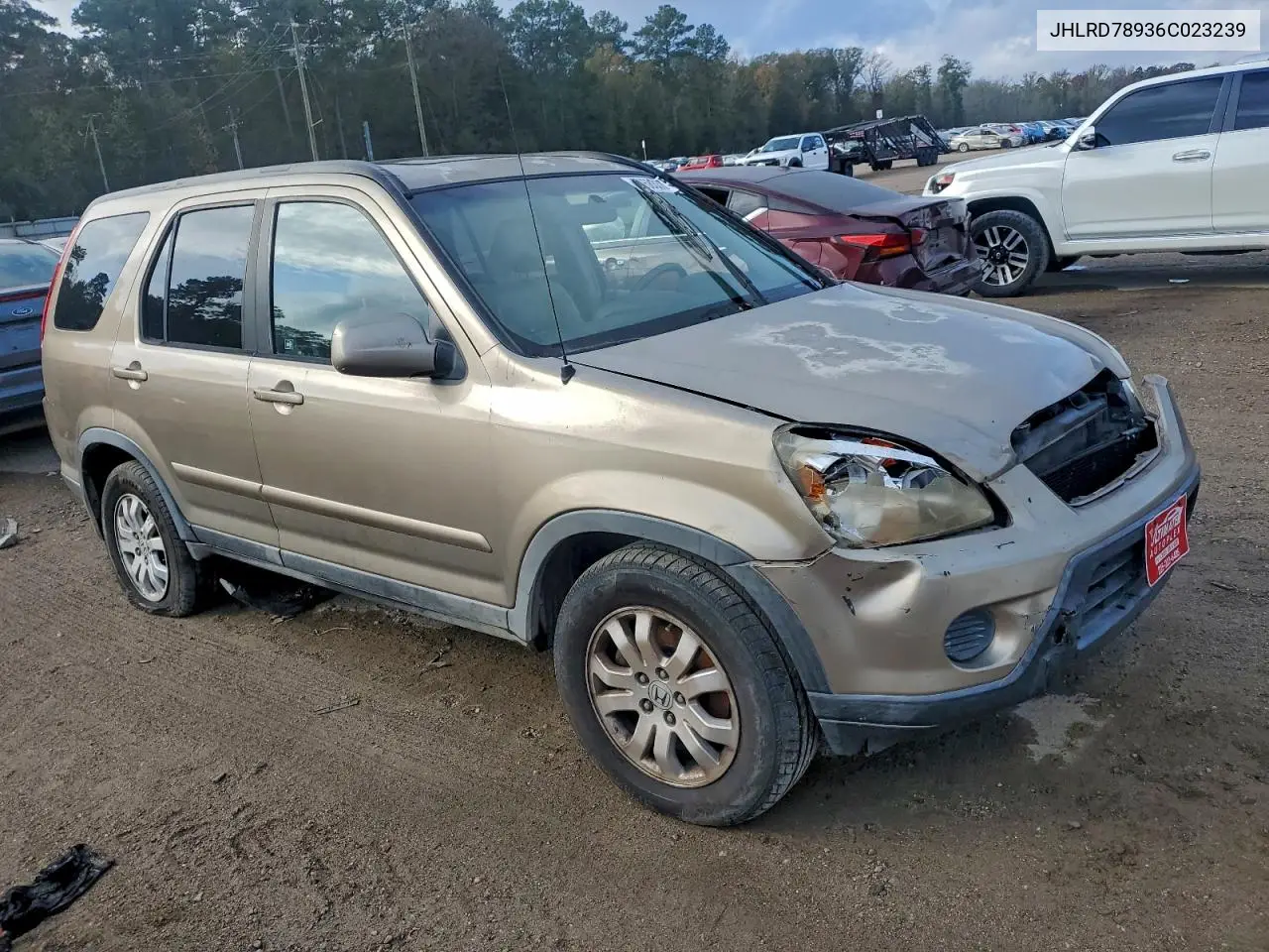 JHLRD78936C023239 2006 Honda Cr-V Se