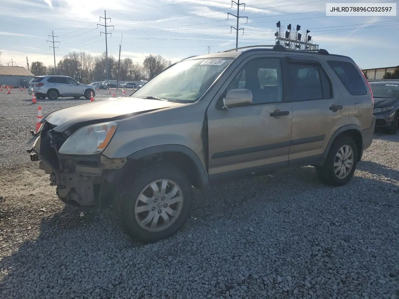 JHLRD78896C032597 2006 Honda Cr-V Ex